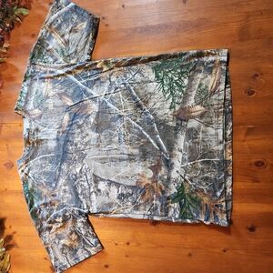Duke+Boone Camouflage Short Sleeve T-Shirt, Mens, Medium, Realtree Logo